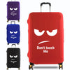 Travel Luggage Cover Suitcase Cover Travel Accessories Dust Proof Scratch Resistant Elasticity Covers White Picture Pattern